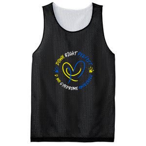 Down Syndrome Down Right Perfect Awareness Trisomy 21 Gift Mesh Reversible Basketball Jersey Tank