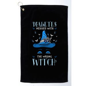 Diabetes Survivors Diabetic Patient Halloween Witch Costume Platinum Collection Golf Towel