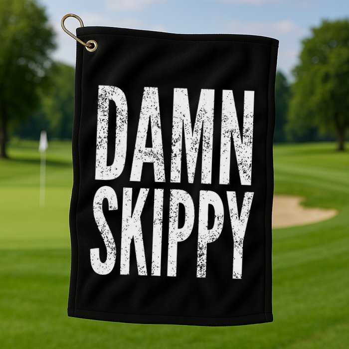 Damn Skippy Golf Towel