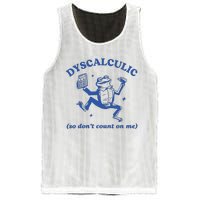 Dyscalculic So DonT Count On Me Mesh Reversible Basketball Jersey Tank