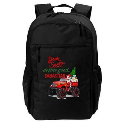 Dear Santa Define Good Sebastian Daily Commute Backpack