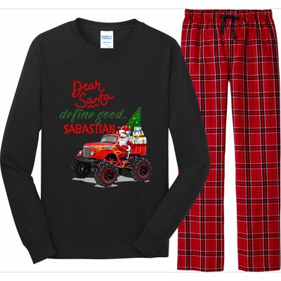 Dear Santa Define Good Sebastian Long Sleeve Pajama Set