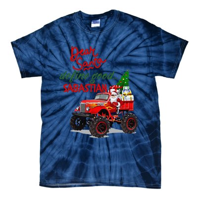 Dear Santa Define Good Sebastian Tie-Dye T-Shirt