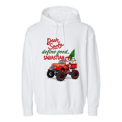 Dear Santa Define Good Sebastian Garment-Dyed Fleece Hoodie