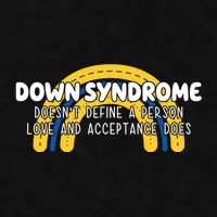 Down Syndrome Doesnt Define A Person Love And Acceptance Does Ladies PosiCharge Tri-Blend Wicking Tank
