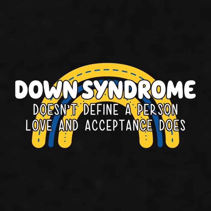 Down Syndrome Doesnt Define A Person Love And Acceptance Does Ladies PosiCharge Tri-Blend Wicking Tank