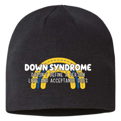 Down Syndrome Doesnt Define A Person Love And Acceptance Does Sustainable Beanie