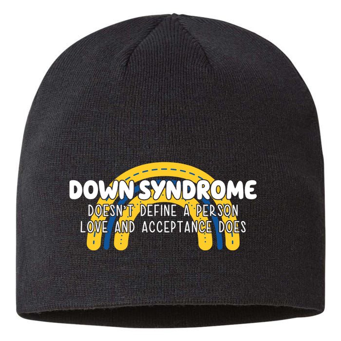 Down Syndrome Doesnt Define A Person Love And Acceptance Does Sustainable Beanie
