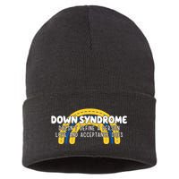 Down Syndrome Doesnt Define A Person Love And Acceptance Does Sustainable Knit Beanie