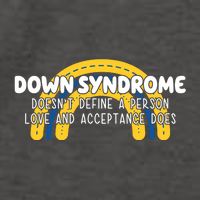 Down Syndrome Doesnt Define A Person Love And Acceptance Does Vector Backpack