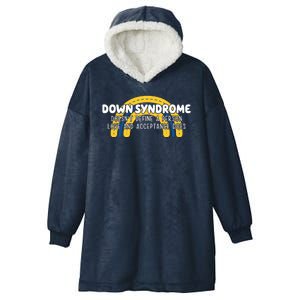 Down Syndrome Doesnt Define A Person Love And Acceptance Does Hooded Wearable Blanket