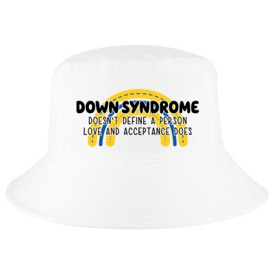 Down Syndrome Doesnt Define A Person Love And Acceptance Does Cool Comfort Performance Bucket Hat