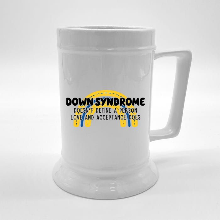 Down Syndrome Doesnt Define A Person Love And Acceptance Does Beer Stein