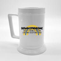 Down Syndrome Doesnt Define A Person Love And Acceptance Does Beer Stein