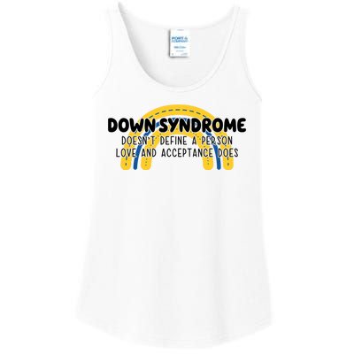 Down Syndrome Doesnt Define A Person Love And Acceptance Does Ladies Essential Tank