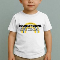 Down Syndrome Doesnt Define A Person Love And Acceptance Does Toddler T-Shirt