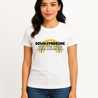Down Syndrome Doesnt Define A Person Love And Acceptance Does Womens T-Shirt