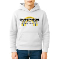 Down Syndrome Doesnt Define A Person Love And Acceptance Does Kids Hoodie