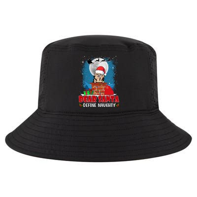 Dear Santa Define Naughty Chihuahua Dog Funny Christmas Great Gift Cool Comfort Performance Bucket Hat