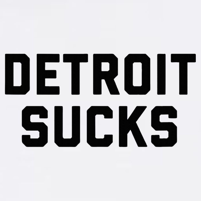 Detroit Sucks Cooling Performance Crew T-Shirt