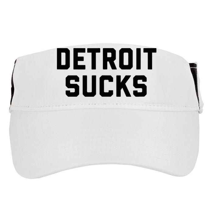 Detroit Sucks Adult Drive Performance Visor