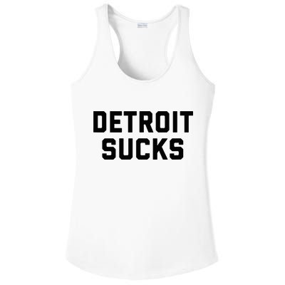 Detroit Sucks Ladies PosiCharge Competitor Racerback Tank