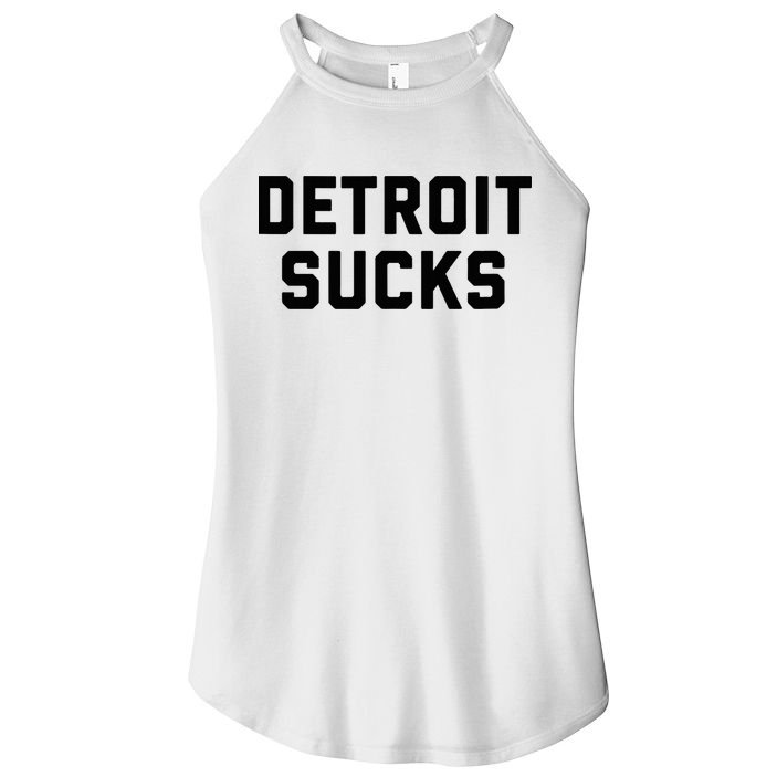Detroit Sucks Women's Perfect Tri Rocker Tank
