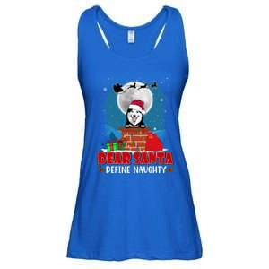 Dear Santa Define Naughty Siberian Husky Dog Funny Christmas Gift Ladies Essential Flowy Tank