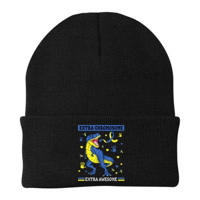Down Syndrome Dinosaur T rex Extra Chromosome Extra Awesome Beanie