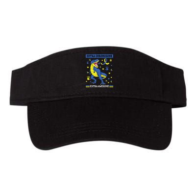 Down Syndrome Dinosaur T rex Extra Chromosome Extra Awesome Visor