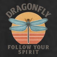 Dragonfly Spirit 7 Panel Mesh Trucker Snapback Hat
