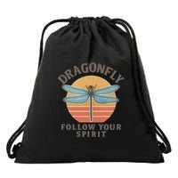Dragonfly Spirit Drawstring Bag