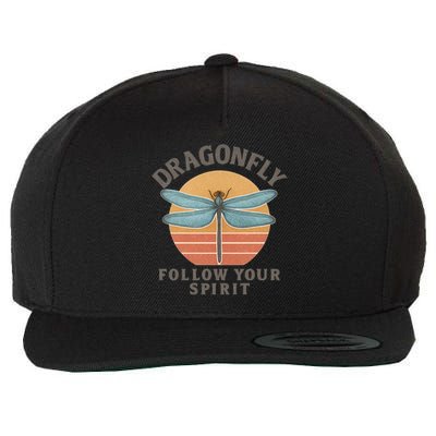 Dragonfly Spirit Wool Snapback Cap