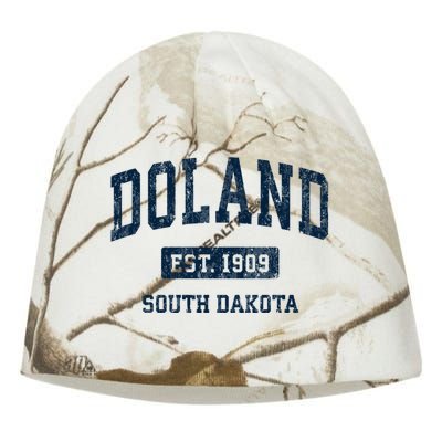 Doland South Dakota Sd Vintage Athletic Sports Kati - Camo Knit Beanie