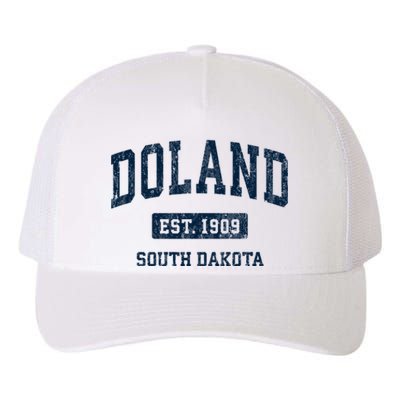 Doland South Dakota Sd Vintage Athletic Sports Yupoong Adult 5-Panel Trucker Hat