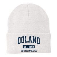 Doland South Dakota Sd Vintage Athletic Sports Knit Cap Winter Beanie