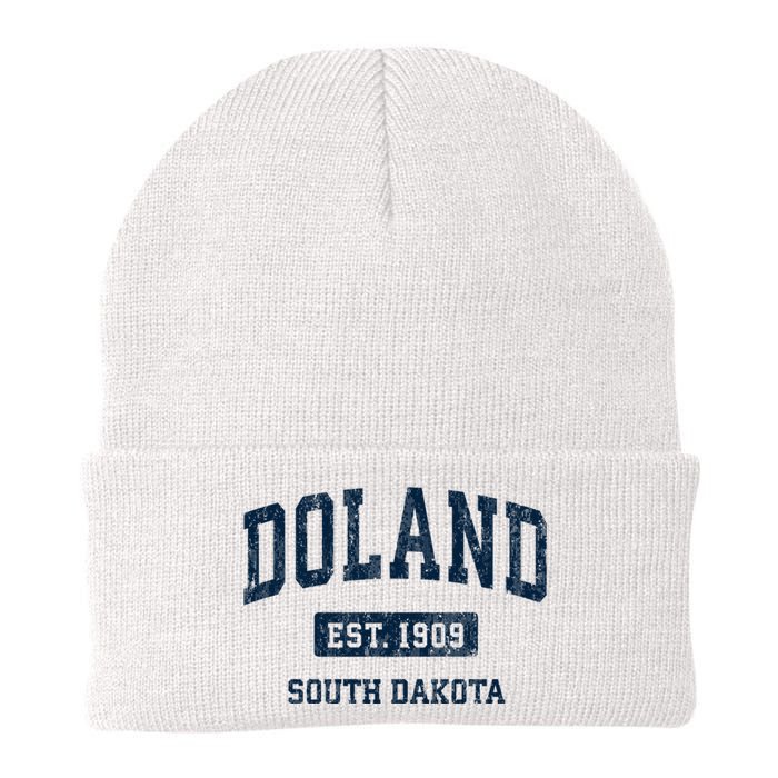 Doland South Dakota Sd Vintage Athletic Sports Knit Cap Winter Beanie