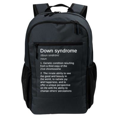 Down Syndrome Definition Awareness Month Daily Commute Backpack