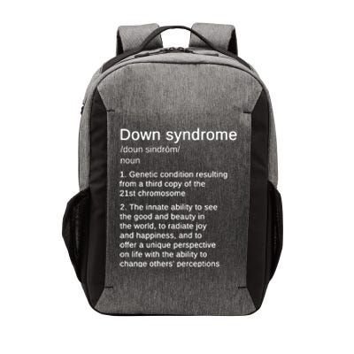 Down Syndrome Definition Awareness Month Vector Backpack