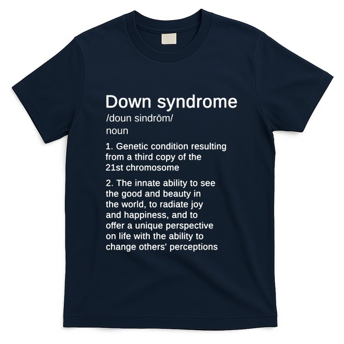 Down Syndrome Definition Awareness Month T-Shirt