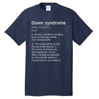 Down Syndrome Definition Awareness Month Tall T-Shirt