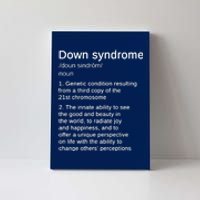 Down Syndrome Definition Awareness Month Canvas