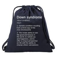 Down Syndrome Definition Awareness Month Drawstring Bag