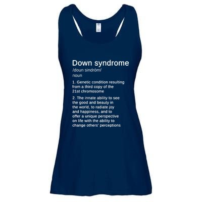 Down Syndrome Definition Awareness Month Ladies Essential Flowy Tank