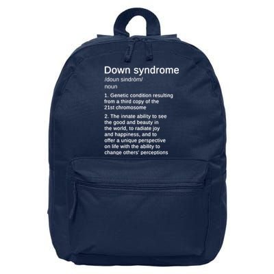 Down Syndrome Definition Awareness Month 16 in Basic Backpack