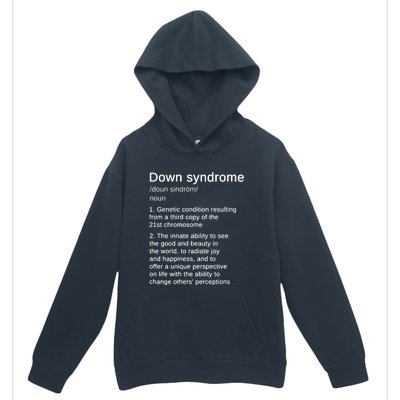 Down Syndrome Definition Awareness Month Urban Pullover Hoodie