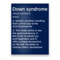 Down Syndrome Definition Awareness Month Poster