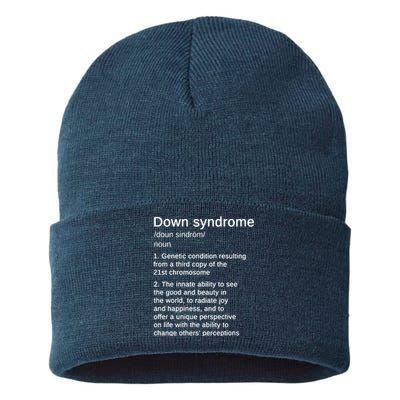 Down Syndrome Definition Awareness Month Sustainable Knit Beanie