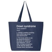 Down Syndrome Definition Awareness Month 25L Jumbo Tote