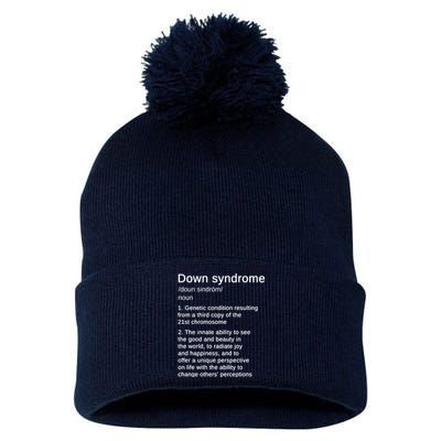 Down Syndrome Definition Awareness Month Pom Pom 12in Knit Beanie